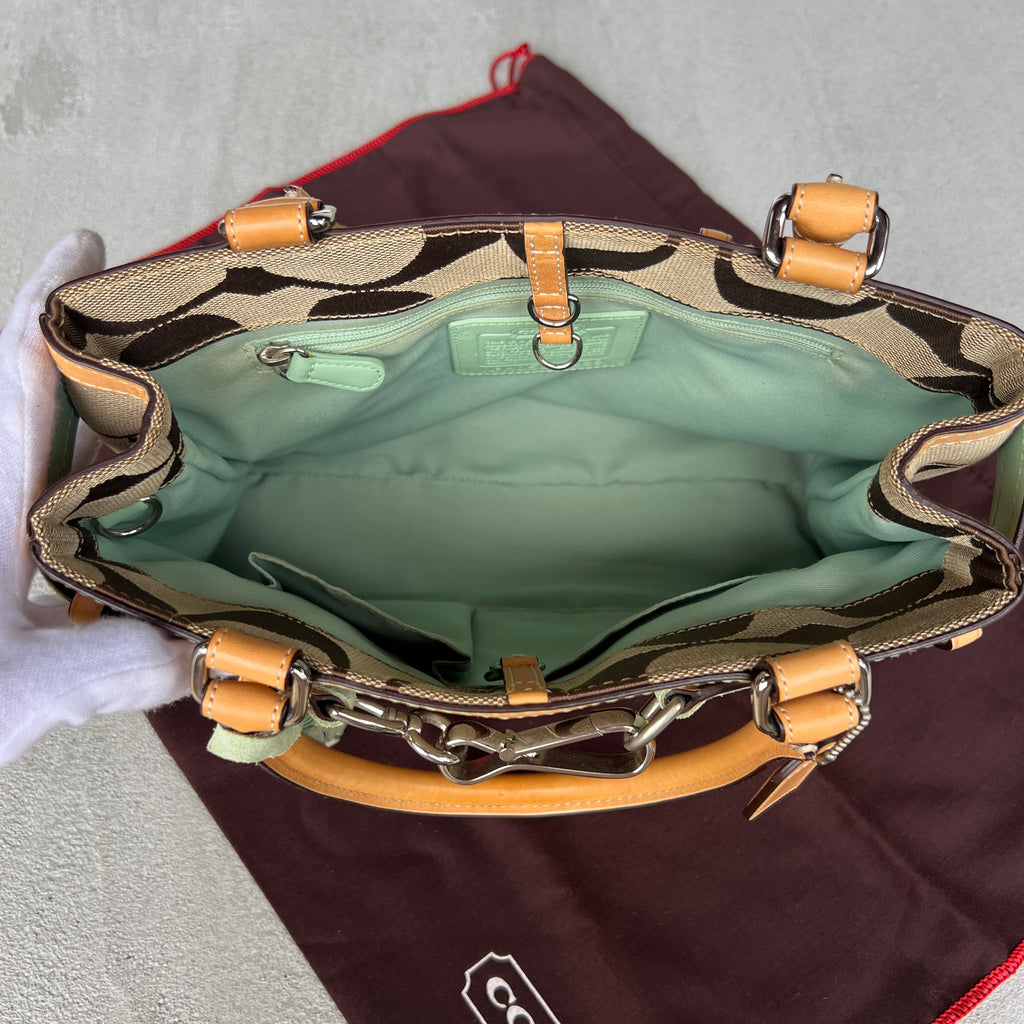 Coach | Super Rare Y2K Limited Edition Ocean Starfish Coral Appliquè Hampton Bag