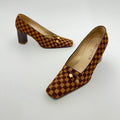 Louis Vuitton | Damier Calf Hair Leather Pumps Gold LV (36.5)