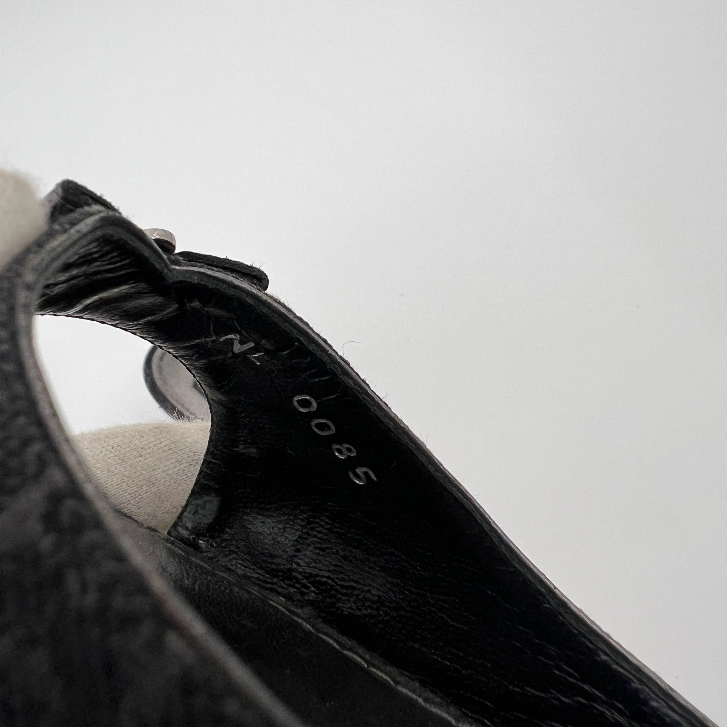 Louis Vuitton | Vintage Monogram Black Denim Bow Leather Mules (34)