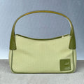Bally | Green Leather Textile Logo Mini Hand Bag