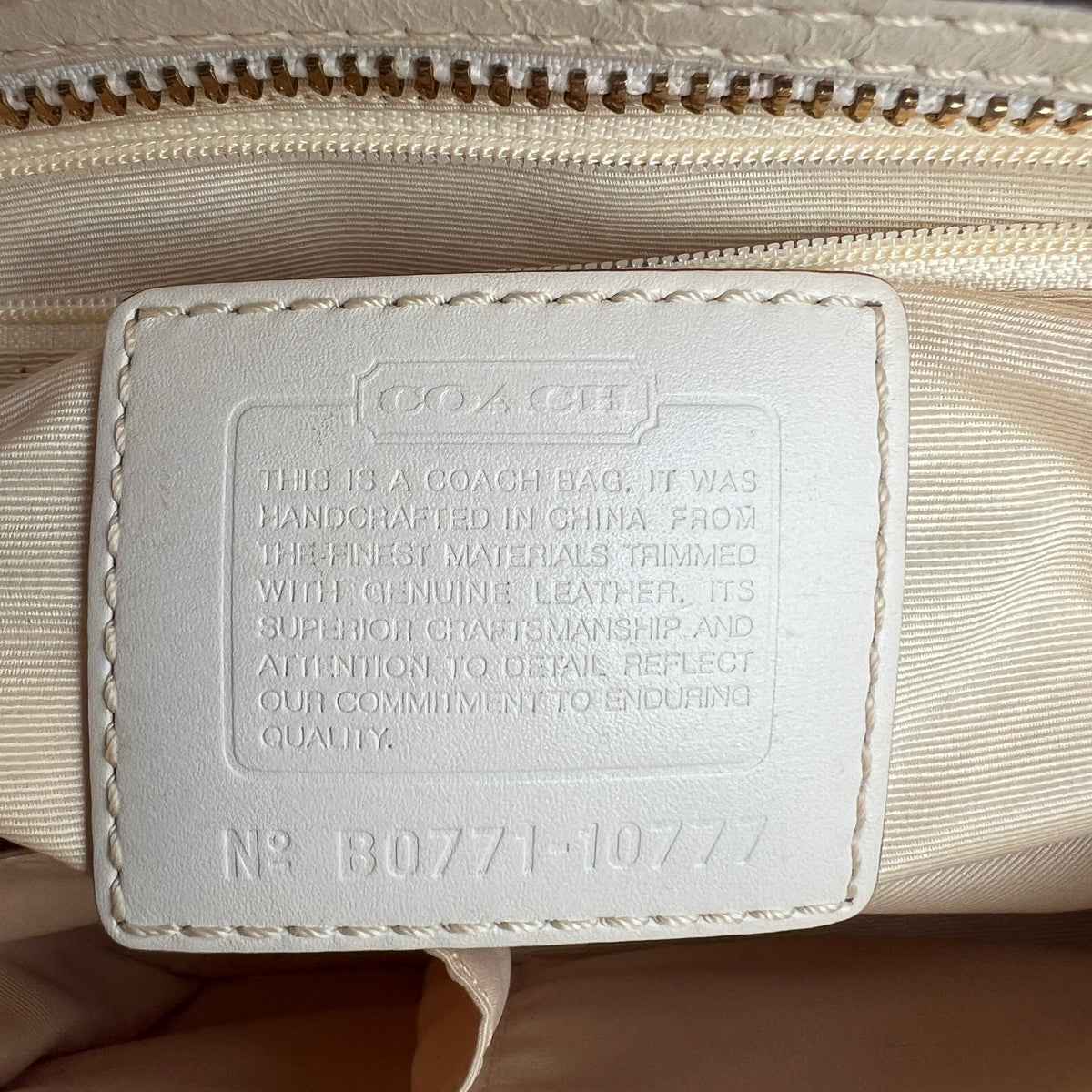Coach | Vintage Y2K Butter Yellow CC Monogram White Leather Shoulder Bag