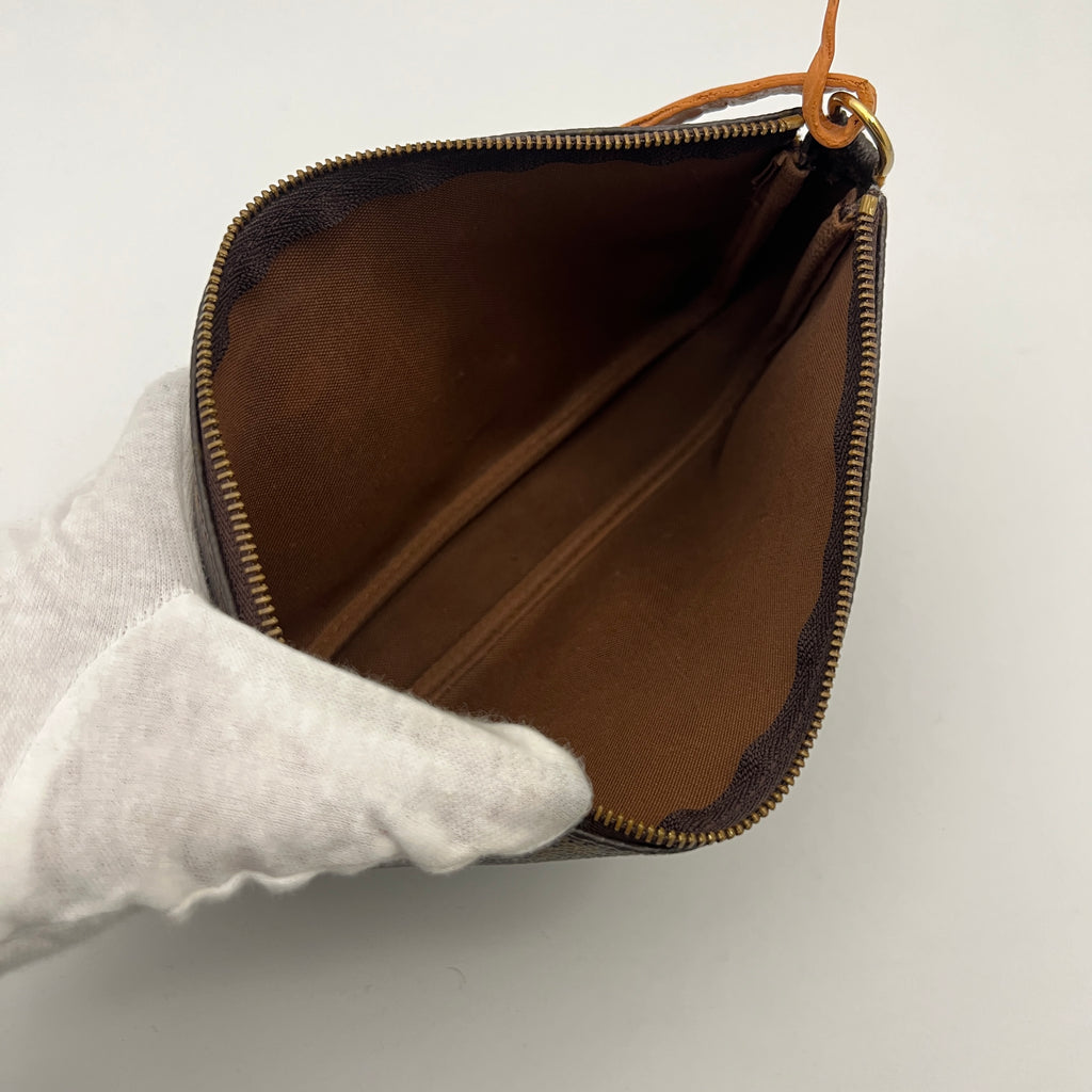 Louis Vuitton | Vintage Pochette LV Monogram Leather Canvas Shoulder Bag Small