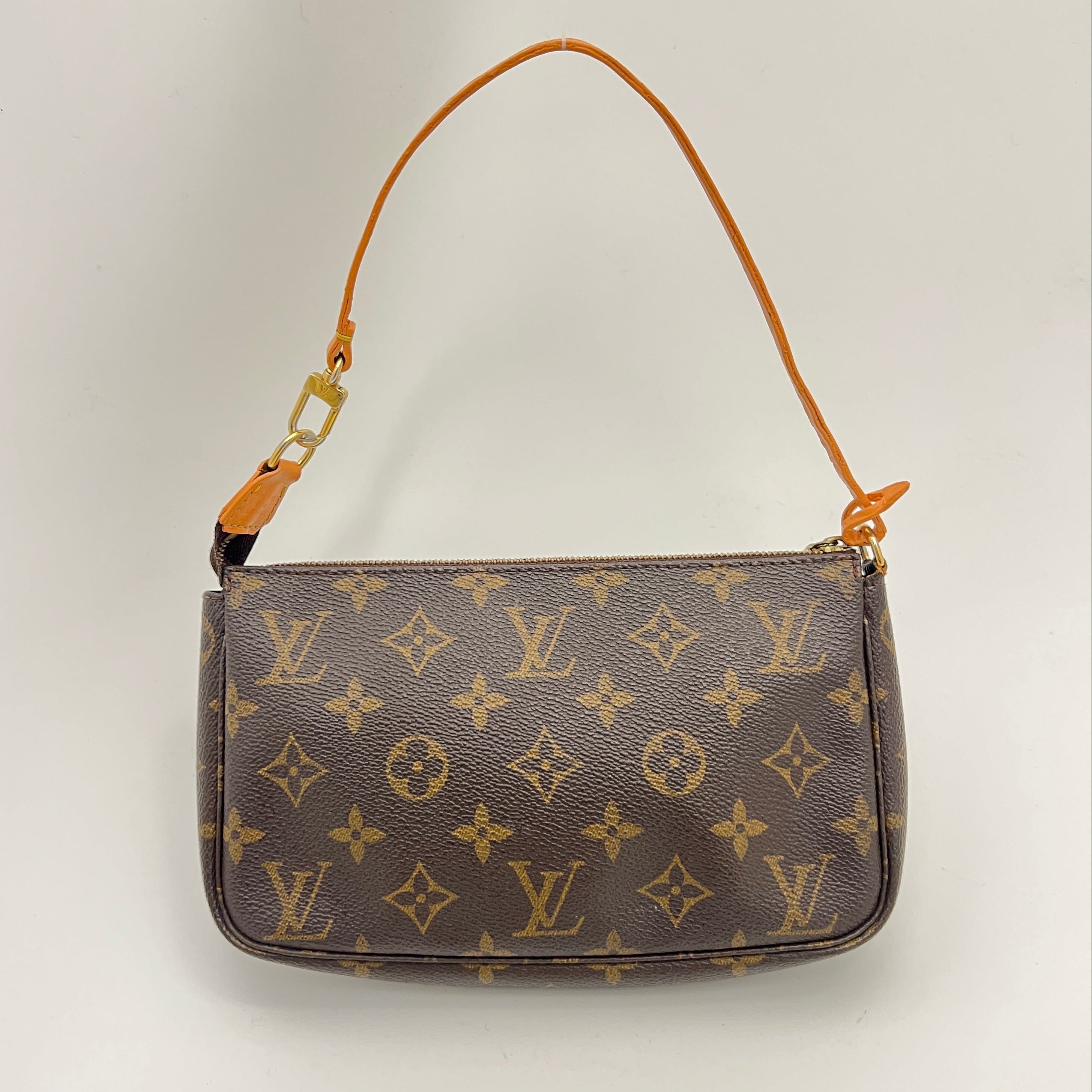 Louis Vuitton | Vintage Pochette LV Monogram Leather Canvas Shoulder Bag Small