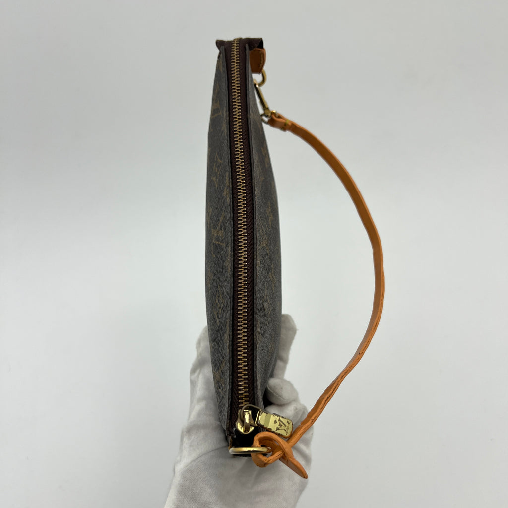 Louis Vuitton | Vintage Pochette LV Monogram Leather Canvas Shoulder Bag Small