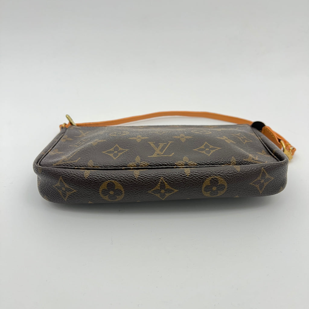Louis Vuitton | Vintage Pochette LV Monogram Leather Canvas Shoulder Bag Small