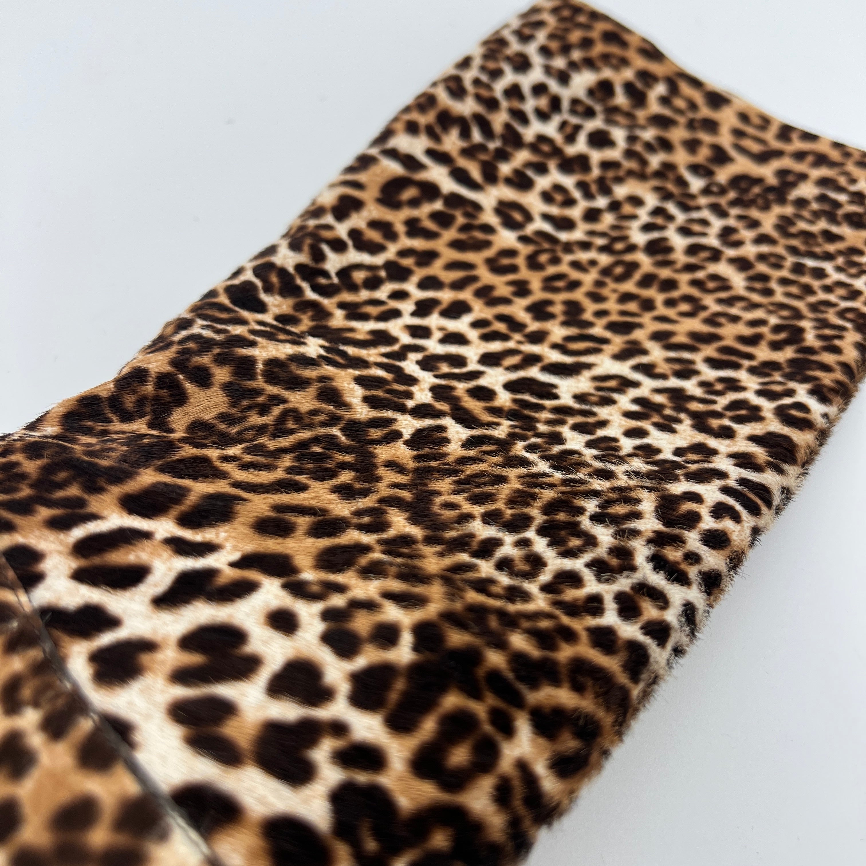 Jimmy Choo | Leopard Print Calf Hair Leather Stiletto Boots (35)