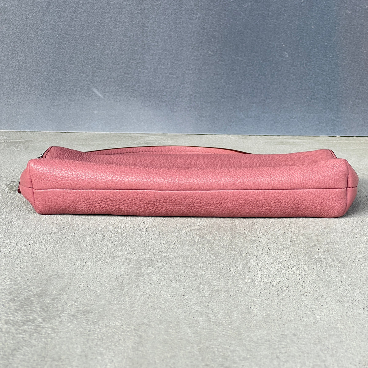 Coach | Y2K Coral Pink Pebbled Leather Flap-Over Shoulder Bag