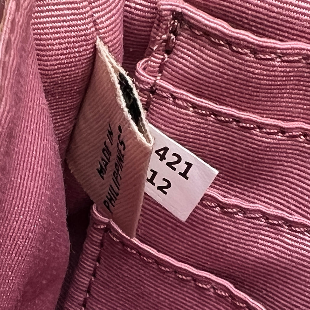 Coach | Y2K Coral Pink Pebbled Leather Flap-Over Shoulder Bag
