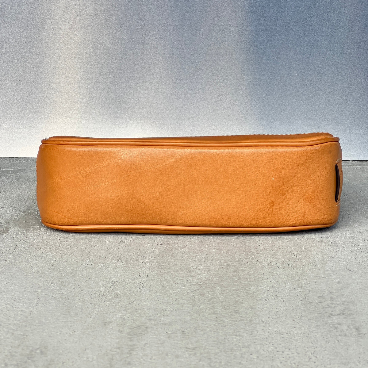 Coach | CC Monogram Canvas Tan Leather Signature Structured Shoulder Bag