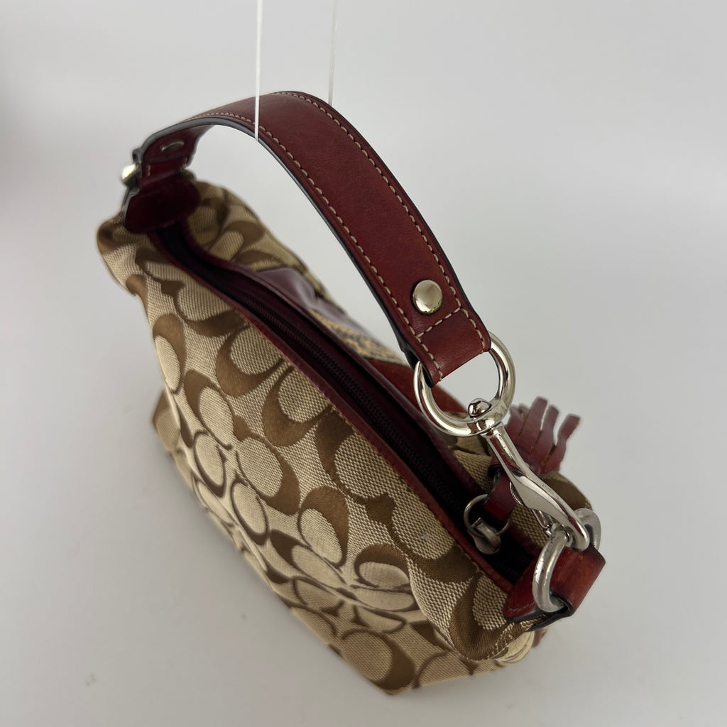 Coach | Vintage Signature Patchwork Python Suede Patent Leather Monogram Hand Bag