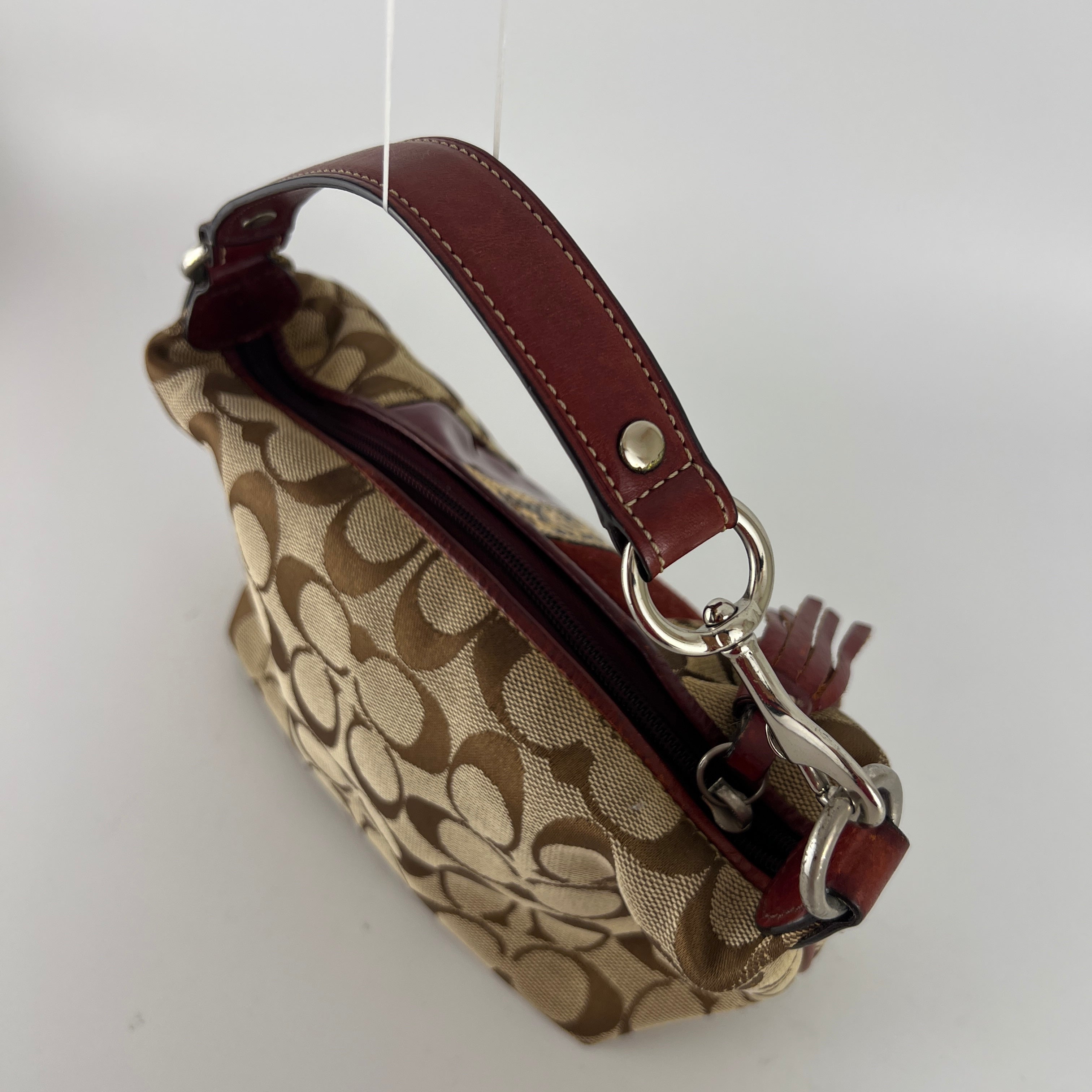 Coach | Vintage Signature Patchwork Python Suede Patent Leather Monogram Hand Bag