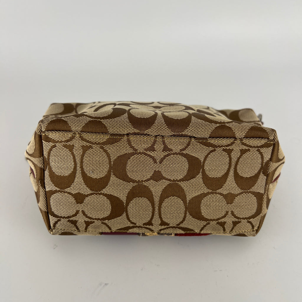 Coach | Vintage Signature Patchwork Python Suede Patent Leather Monogram Hand Bag