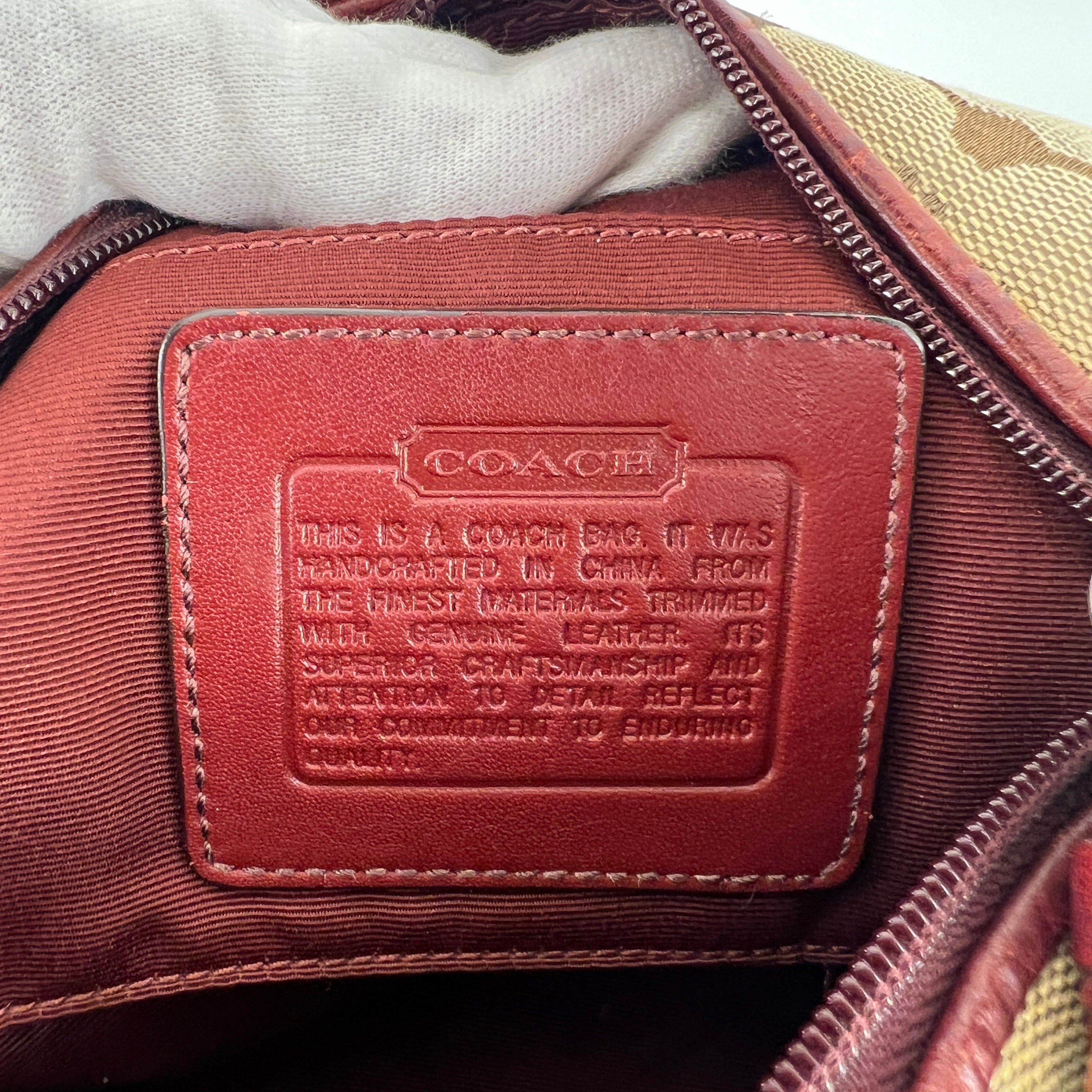 Coach | Vintage Signature Patchwork Python Suede Patent Leather Monogram Hand Bag