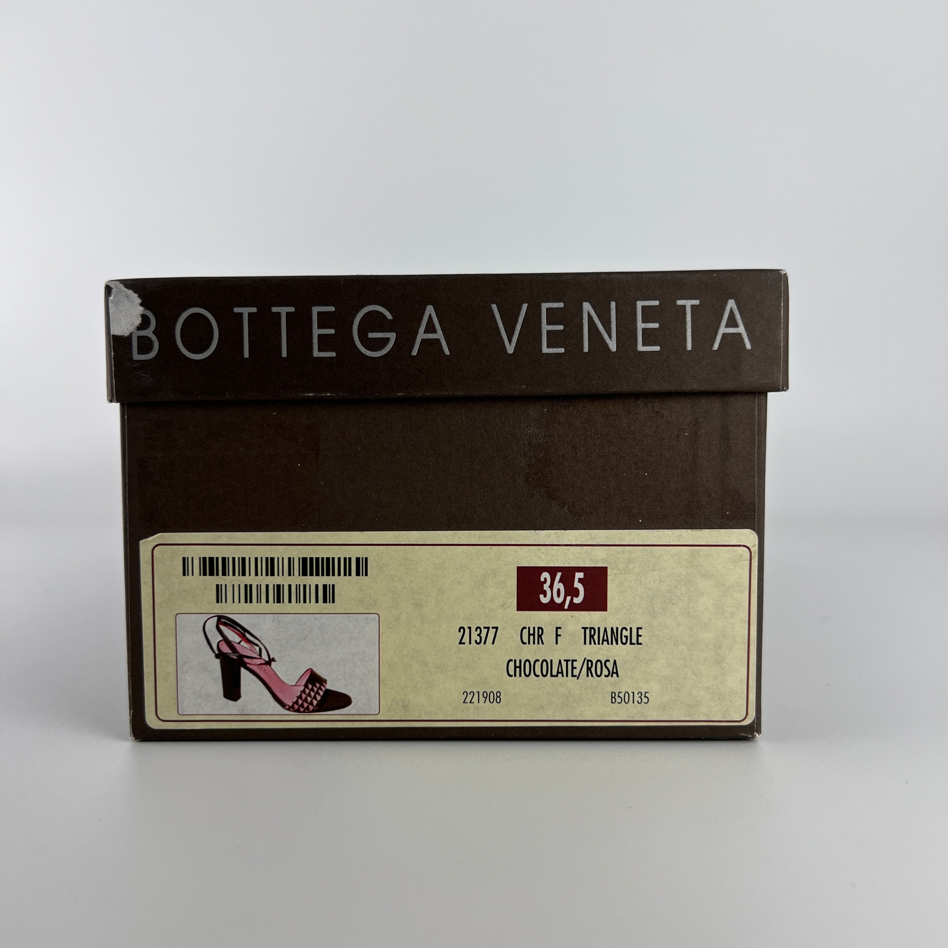 Bottega Veneta | Intrecciato Pink Brown Leather Lace Up Sandal Heels (36.5)
