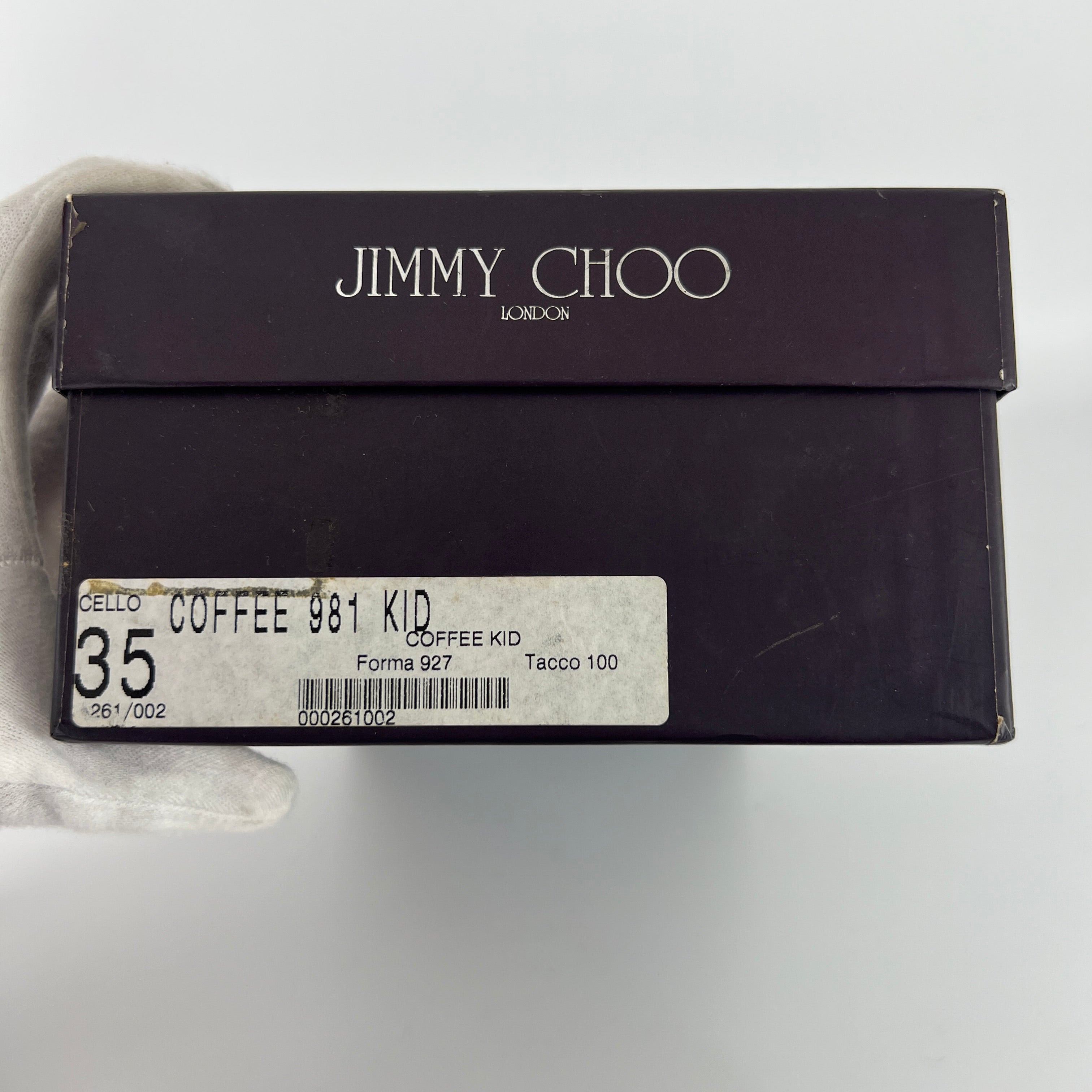 Jimmy Choo | Brown Gladiator Lace Up Eyelet Detail Heels (35)