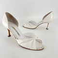 Manolo Blahnik | Butterflop White Leather D'Orsay Bridal Sandal Pumps (35.5)