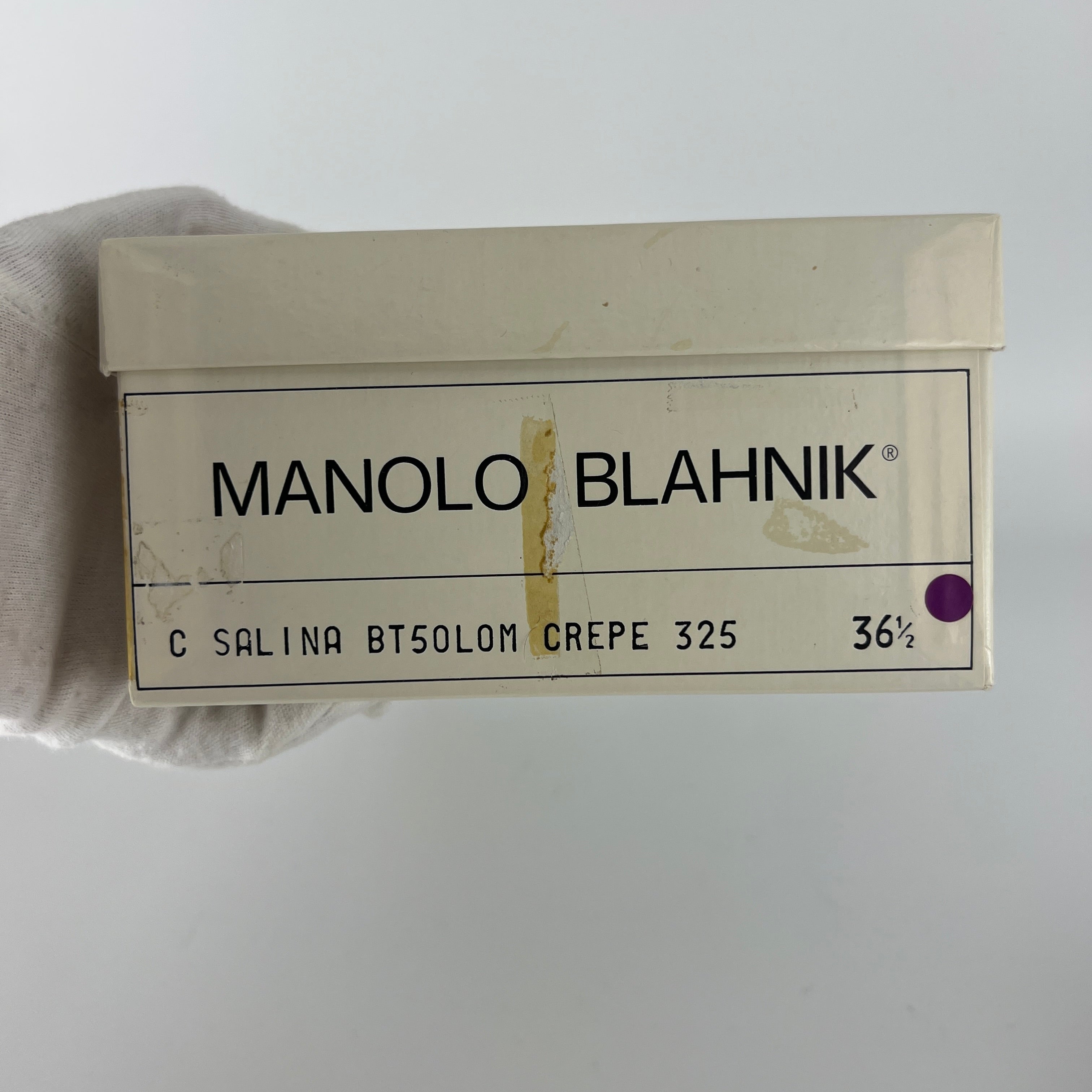 Manolo Blahnik | Vintage Salina Pink Floral Embroidery Pointed Toe Slide Mules (36.5)